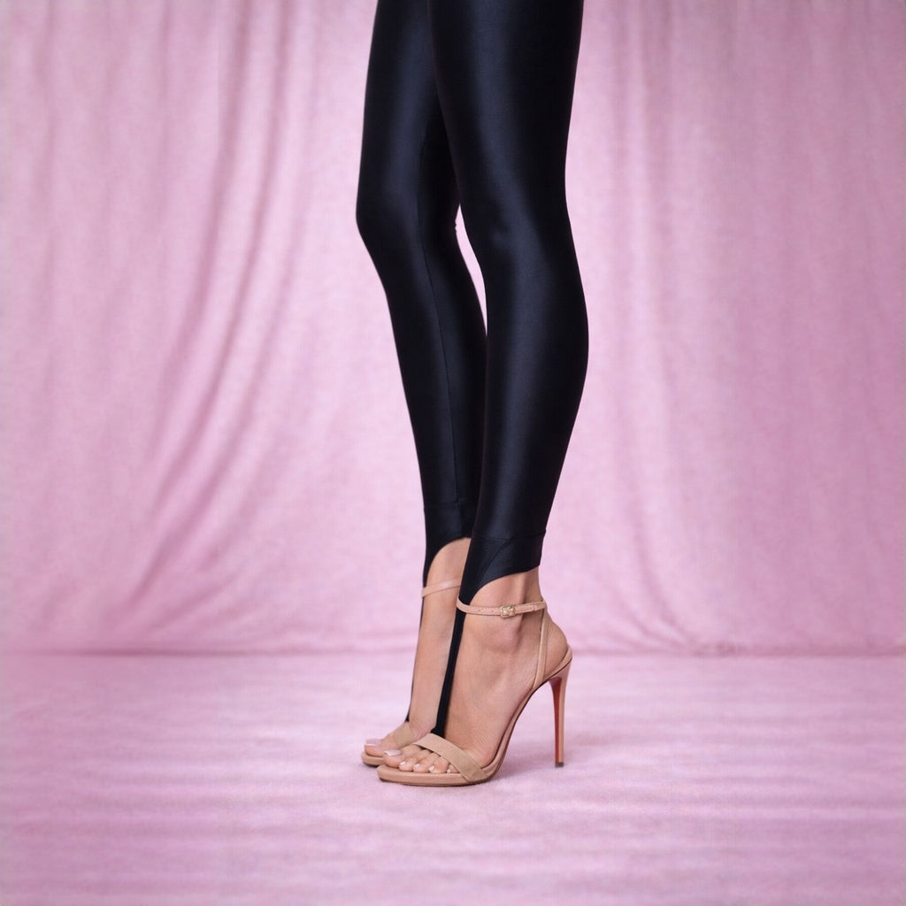 Colanti modelatori cu talie inalta cu efect de alungire a piciorului